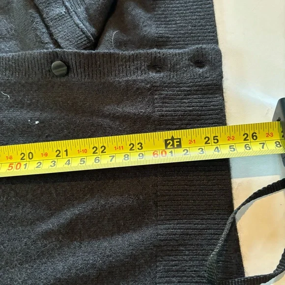 Croft & Barrow Womens Cardigan Buttons Black Sweater XL - Picture 6 of 7